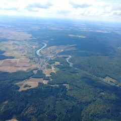 Flugwegposition um 12:56:31: Aufgenommen in der Nähe von Kelheim, Deutschland in 1705 Meter